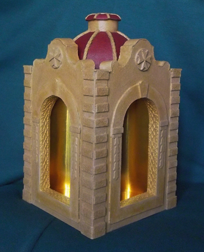 макет храма с фонарем 