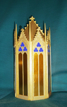 макет готического собора